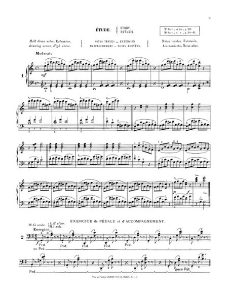 VAN DE VELDE E.-Methode Rose Vol.3 per Pianoforte