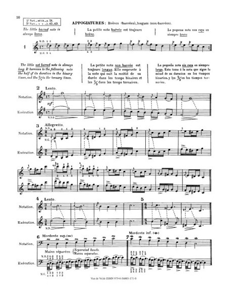 VAN DE VELDE E.-Methode Rose Vol.3 per Pianoforte