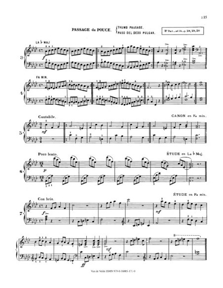VAN DE VELDE E.-Methode Rose Vol.3 per Pianoforte