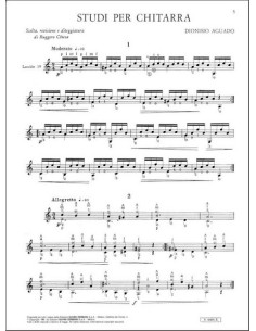 AGUADO D.-Guitar Studies (Chiesa) 2