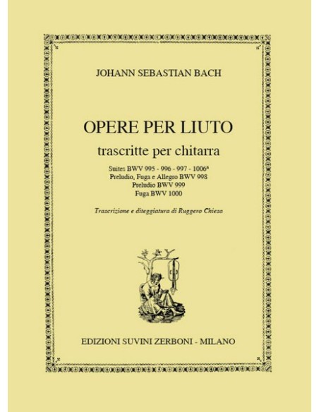 BACH J.S.-Liuto Opere per chitarra (Chiesa)