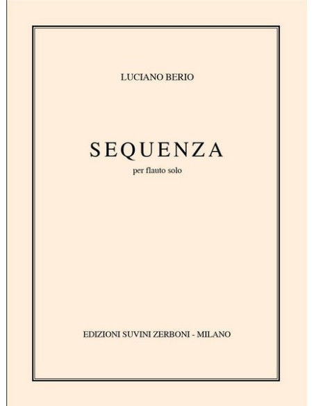 BERIO L.-Sequenza (1958) per flauto solo