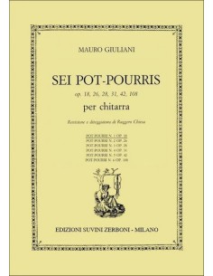 GIULIANI M.-Potpourri n° 1 op.18 pour guitare (Chiesa)