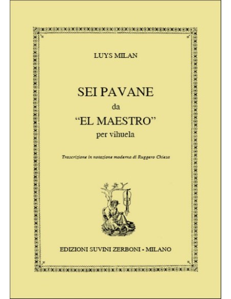 MILAN L.-Pavanas (6) für Gitarre (Chiesa)
