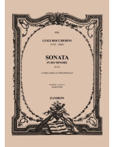 BOCCHERINI L.-Sonata in do minore per viola e violoncello