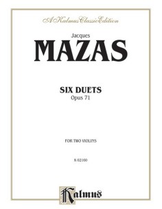 MACAS J.F.-DUOS Op.71 pour 2 violons