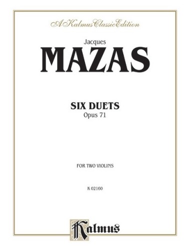 MACAS J.F.-DUOS Op.71 pour 2 violons