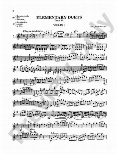 MALLETS J.F.-Duos Op.86 per 2 Violini