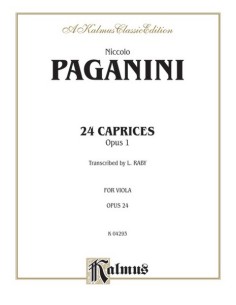 PAGANINI N.-Caprichos Op.1 (24) per Viola