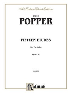 POPPER D.-Studies Op.76 (15 Easy Studies) for Cello