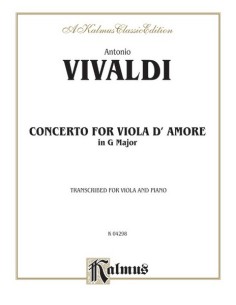 VIVALDI A.-Concerto en sol mineur pour viole de gambe et piano