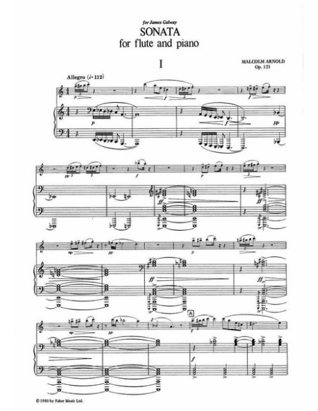 ARNOLD M.-Sonata per flauto e pianoforte