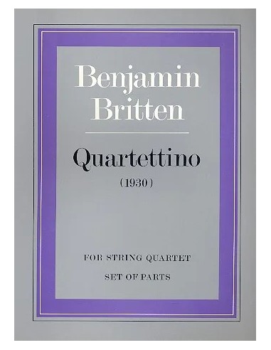 BRITTEN B.-Quartet for String Quartet (Parts)