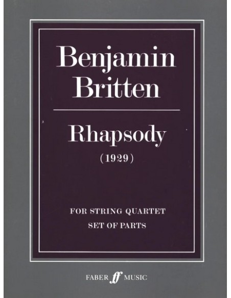 BRITTEN B.-Rhapsody for String Quartet (Parts)