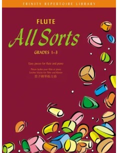 HARRIS P.-Flûte toutes sortes grades 1/3 pour flûte et piano « D »