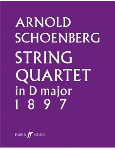 SCHOENBERG A.-Quartett D-Dur für 2 Violinen, Viola und Violoncello (Stimmen)