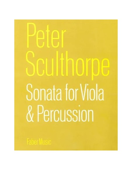 SCULTHORPE P.-Sonata per Viola e Percussioni
