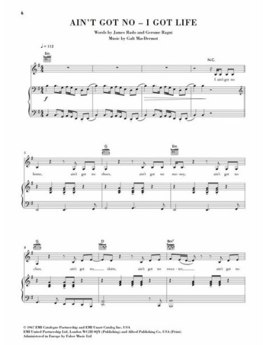 SIMONE Nina-Piano Songbook Vol.1 (PVG)