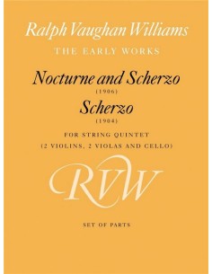 VAUGHAN WILLIAMS R.-Nocturne and Scherzo with Scherzo for String Quintet (Parts)