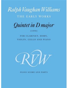 VAUGHAN WILLIAMS R.-Quintetto in re maggiore (partitura e parti)