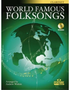 WATKINS A.-World Famous Folksongs for Clarinet (Inc.CD)