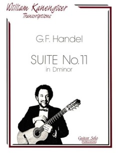 HAENDEL G.F.-Suite Nr. 11 d-Moll für Gitarre (Kanengiser)