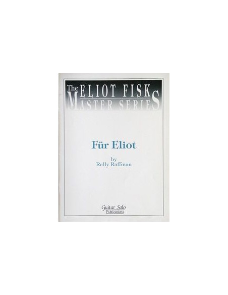 RAFFMANN R.-Fur Eliot for Guitar