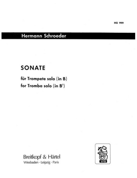 SCHROEDER H.-Sonata (1971) per tromba