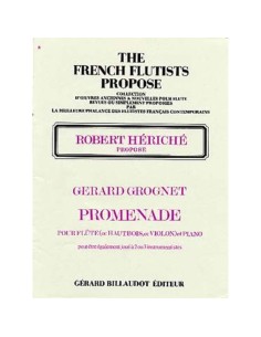 GROGNET G.-Promenade für 2 oder 3 Flöten (Oboen) oder Flöte (Oboe) und Klavier