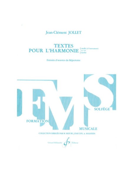 JOLLET J.C.-Textes pour LHarmonie