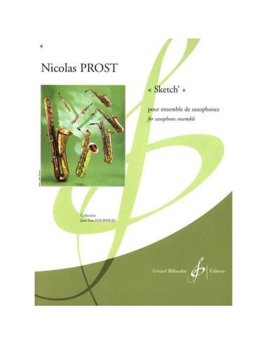 PROST N.-Skizze für Saxophon Ensemble
