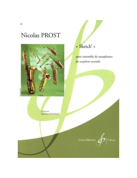 PROST N.-Skizze für Saxophon Ensemble