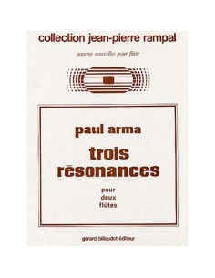 Résonances ARMA P. (3) pour 2 flûtes