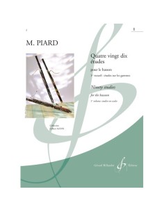 PIARD M.-Studien (30) über Fagottskalen