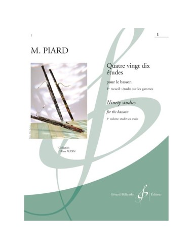 PIARD M.-Studien (30) über Fagottskalen
