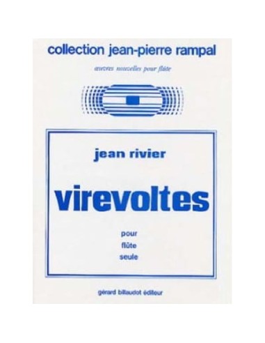 RIVIER J.-Virevoltes per flauto