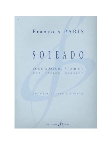 PARIS F.-Sunny per quartetto d'archi