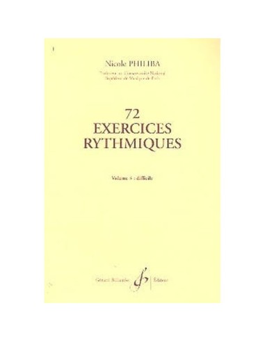 PHILIBA N.-Exercises Rhythms (72) Vol.3