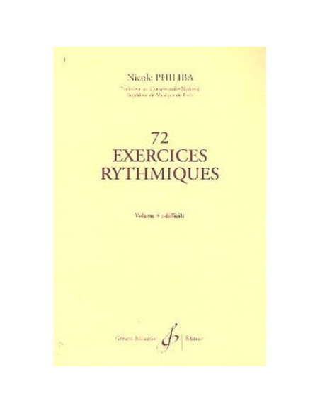 PHILIBA N.-Exercises Rhythms (72) Vol.3