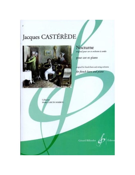 CASTEREDE J.-Nocturne per corno e pianoforte