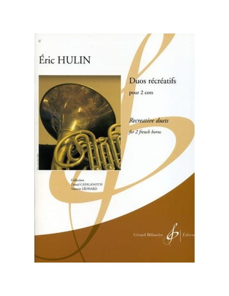 HULIN E.-Duos Recreatifs per 2 corna