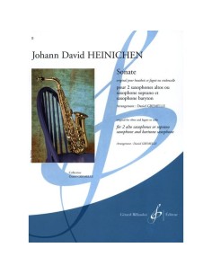 HEINICHEN J.D.-Sonata per 2 sassofoni