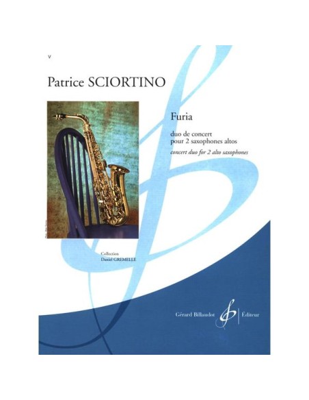 SCIORTINO P.-Fury für 2 Saxophone