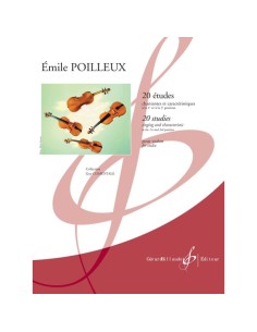 POILLEUX E.-Etüden (20) für Violine