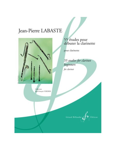 LABASTE J.P.-Studies (55) for Debutants for Clarinet