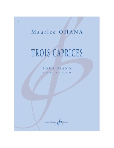 OHANA M.-Caprices (3) per pianoforte