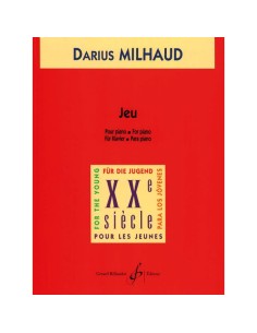 MILHAUD D.-Jeu per pianoforte