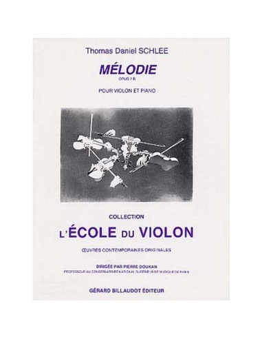 SCHLEE T.D.-Melodie Op.7B for Violin and Piano