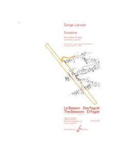LANCEN S.-Sonatine for Bassoon and Piano
