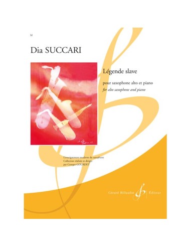 SUCCARI D.-Legende Slave pour saxophone en mib et piano